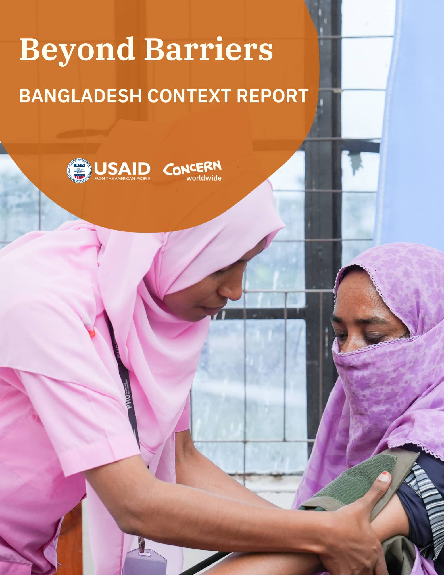 The cover page of the Bangladesh Context Report