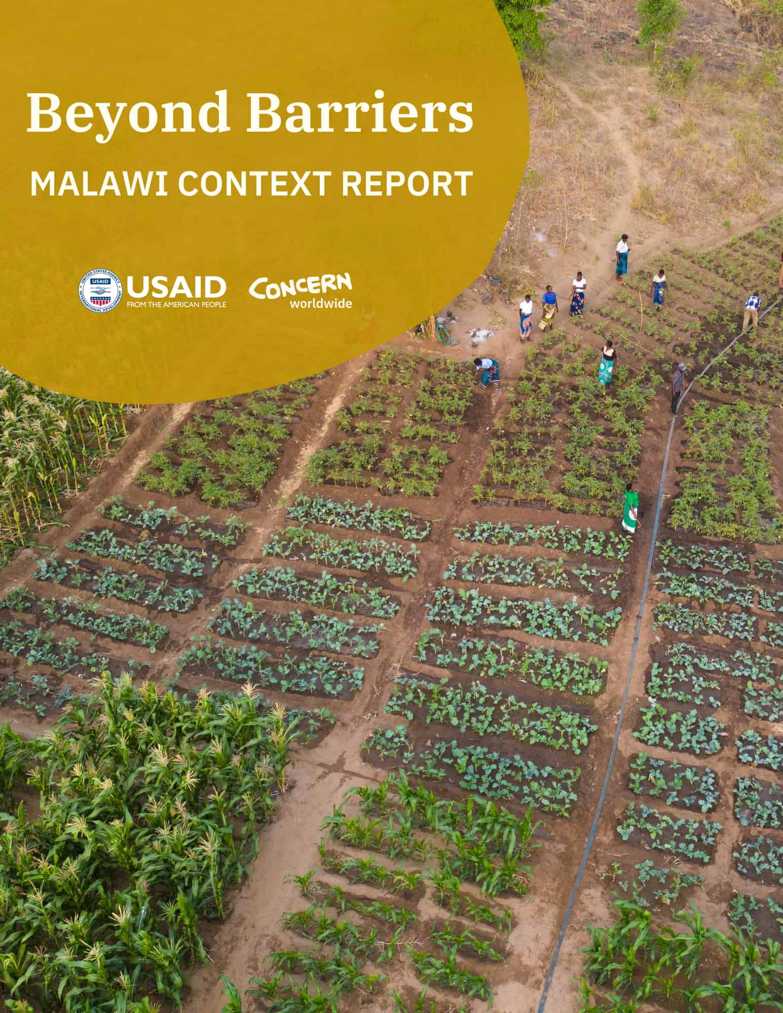 The cover page of the Malawi Context Report