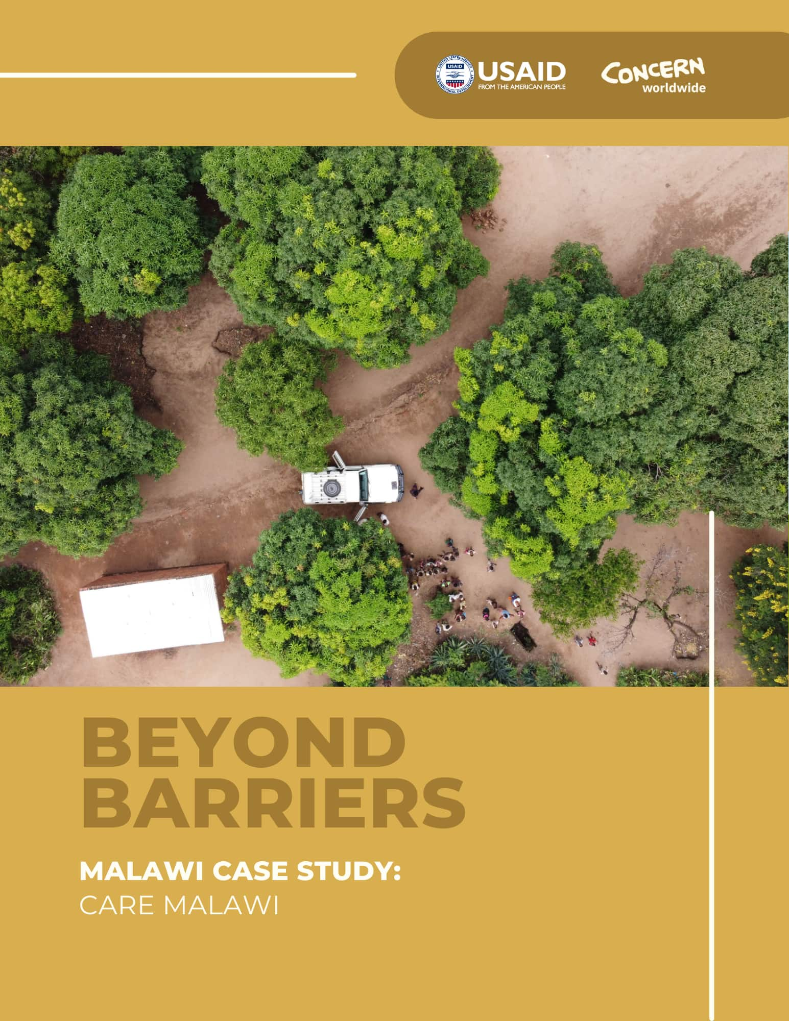 The cover page of the CARE Malawi case study